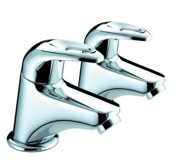Bristan Java J3/4C Bath Taps Pair Chrome