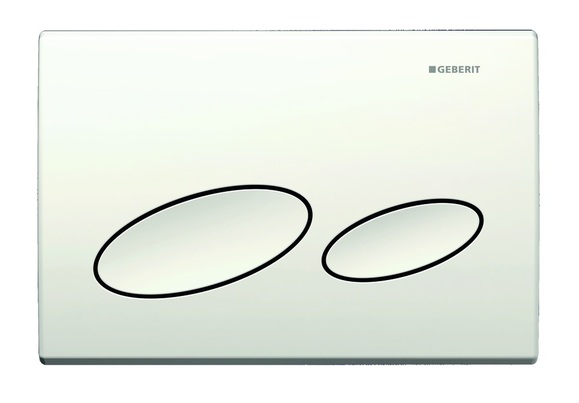 Geberit Duofix 115.228.11.1 Flushplate Kappa20 Dual Flush Up200 White