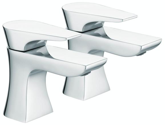 Bristan Hourglass HOU 1/2 C  Basin Taps Chrome