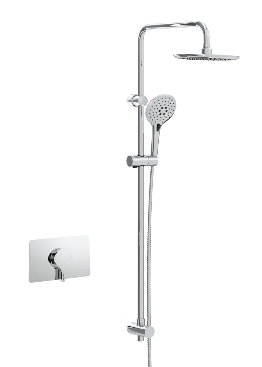 Bristan Flute FLTSQSHCDIVC Complete Shower Complete valves