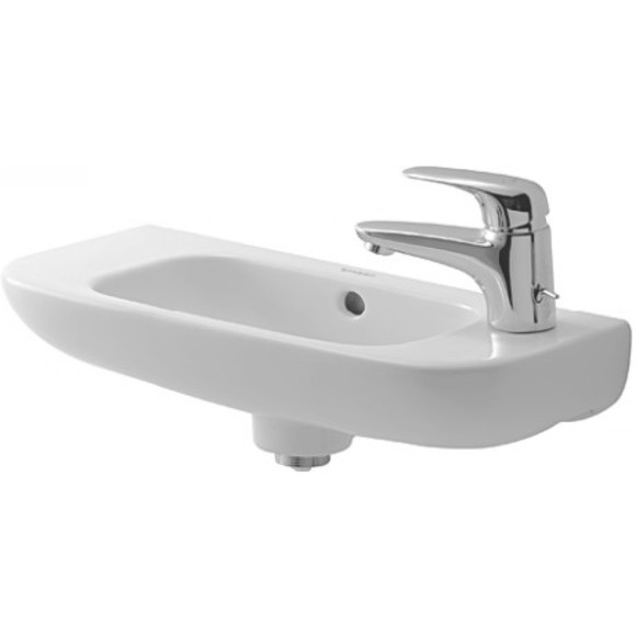 Duravit D-Code 07065000002 500x220 No Tap Hole Wall Mounted Basin