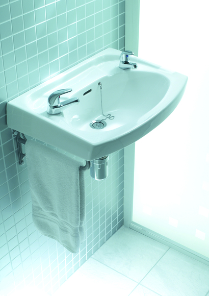 Lecico | Atlas | ASWH22BA | Wall Mounted Basin | Lifestyle