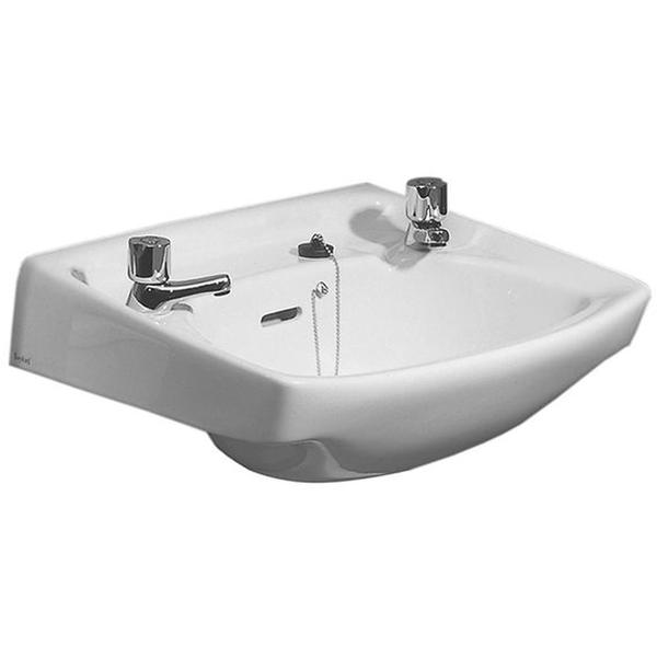 Twyford Classic CC4212WH 560 2 tap hole basin White