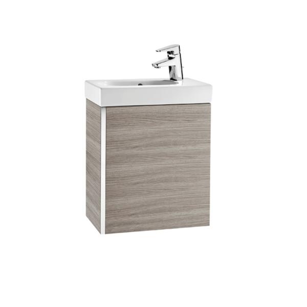 Roca Mini A855873156 450mm Basin & Basin Unit Pack Textured Grey