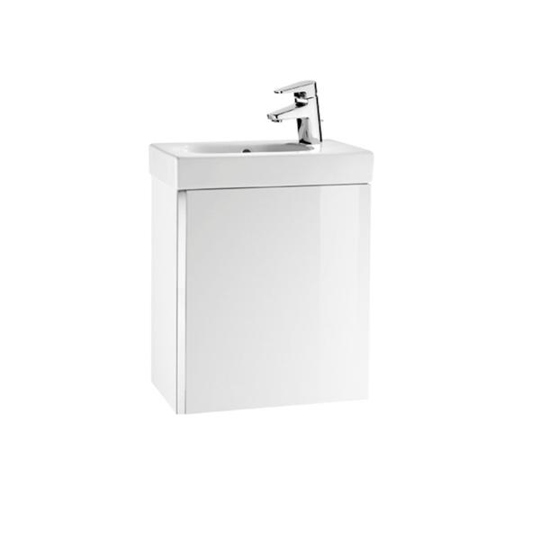 Roca Mini A855873806 450mm Basin & Basin Unit Pack Gloss White