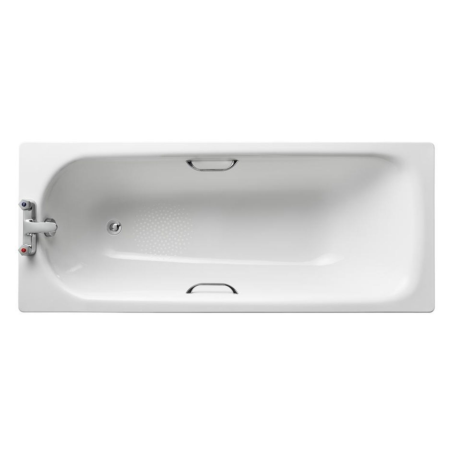 Armitage Shanks | Sandringham 21 | S183501 | 1700x700 2 Tap Hole Twin Grip Anti-Slip Bath
