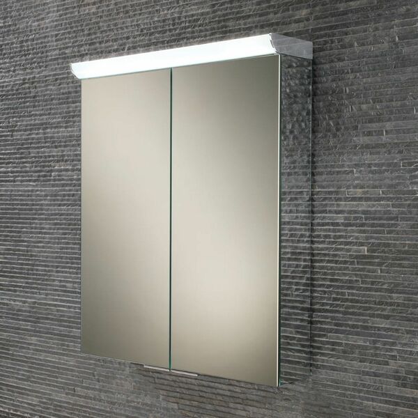HIB Flare 44900 700 x 600mm LED Mirrored Cabinet