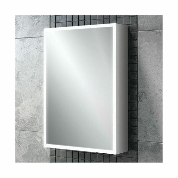 HIB Qubic 46400 700 x 500mm LED Mirrored Cabinet