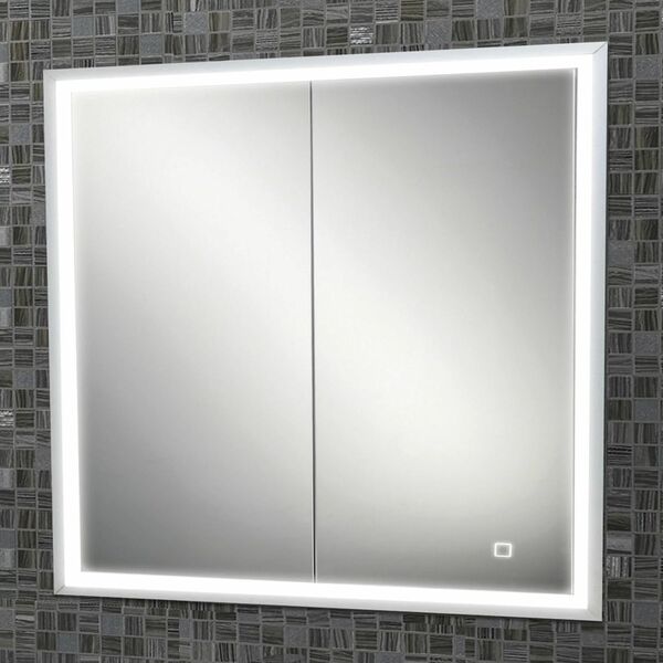 HIB Vanquish 47800 730 x 830mm Recessed Mirrored Cabinet