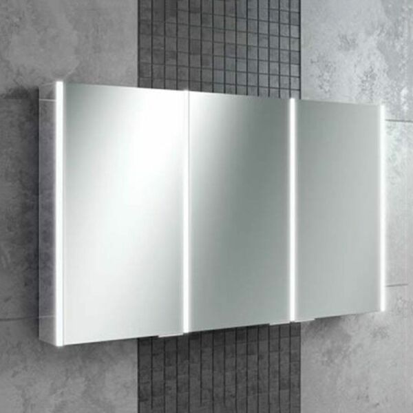 HIB Xenon 46300 700 x 1205mm LED Mirrored Cabinet