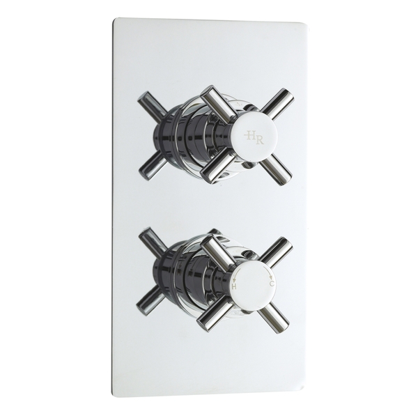 Hudson Reed Kristal Twin KRI3207 Twin Concealed Thermostatic Shower Valve