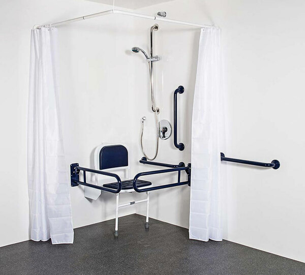 Lecico Atlas SHWRPKCONBL Concealed Thermostatic Shower Pack Blue
