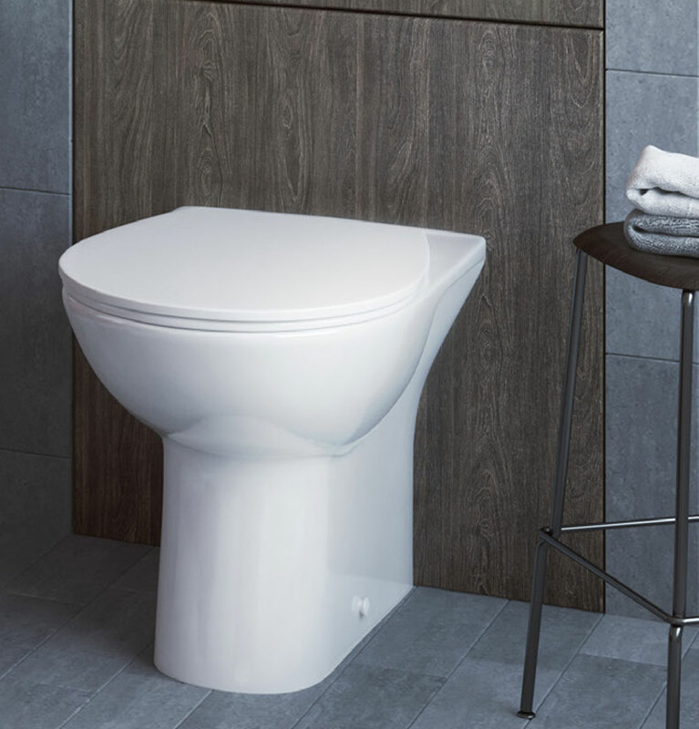 Lecico Designer Series 5+ DS5CMFBTWSETSCS Back to Wall Toilet