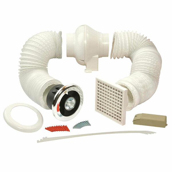 Manrose Showerlite Range SLKTC 100mm Timer Controlled Extractor