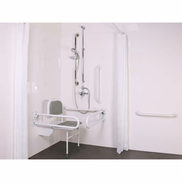 Lecico Atlas SHWRPKEXPBL Exposed Thermostatic Shower Pack Blue