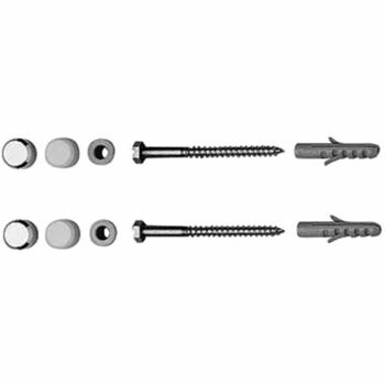 Duravit 006701 D-Code Semi Ped & Pan Fixings