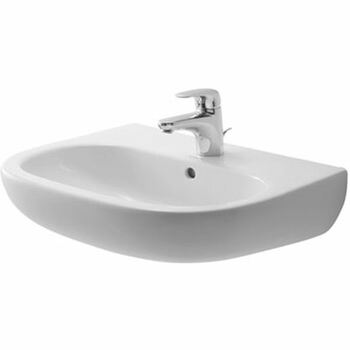 Duravit D Code 23105500002 550x430 1 Tap Hole Wall Mounted Basin