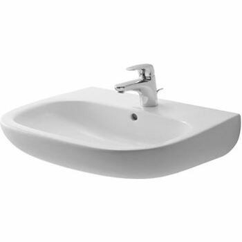 Duravit D Code 23106000002 600x460 1 Tap Hole Wall Mounted Basin