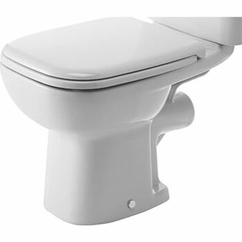 Duravit D-Code 211109 Close Coupled Horizontal Outlet WC Pan Only White