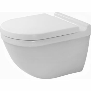 Duravit Starck 3 222509 Wall Hung Pan With Invisible Fixings White