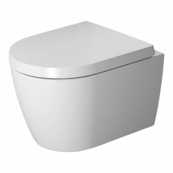 Duravit 253009 Me By Starck Wall Mounted Pan Compact Rimless Washdown White