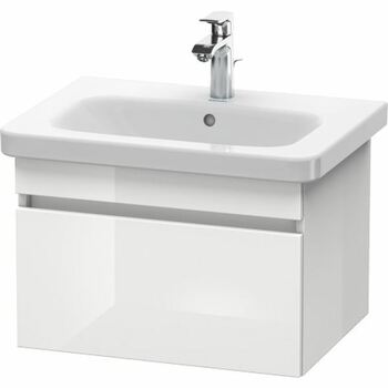 Duravit Durastyle DS638002222 580x398 Wall Mounted Vanity Unit White High Gloss