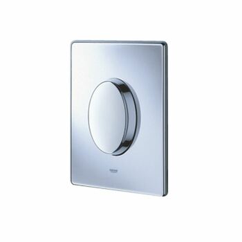 Grohe 38564 Skate Air Single Flush Plate For Vertical Installation ABS Chrome Plated
