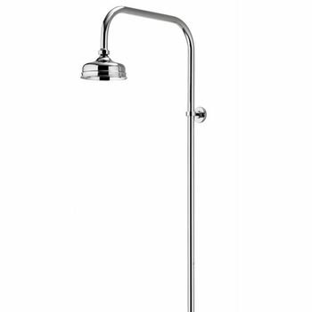 Aqualisa 551.01 Aquatique Exposed Fixed 5" Drencher Head Chrome