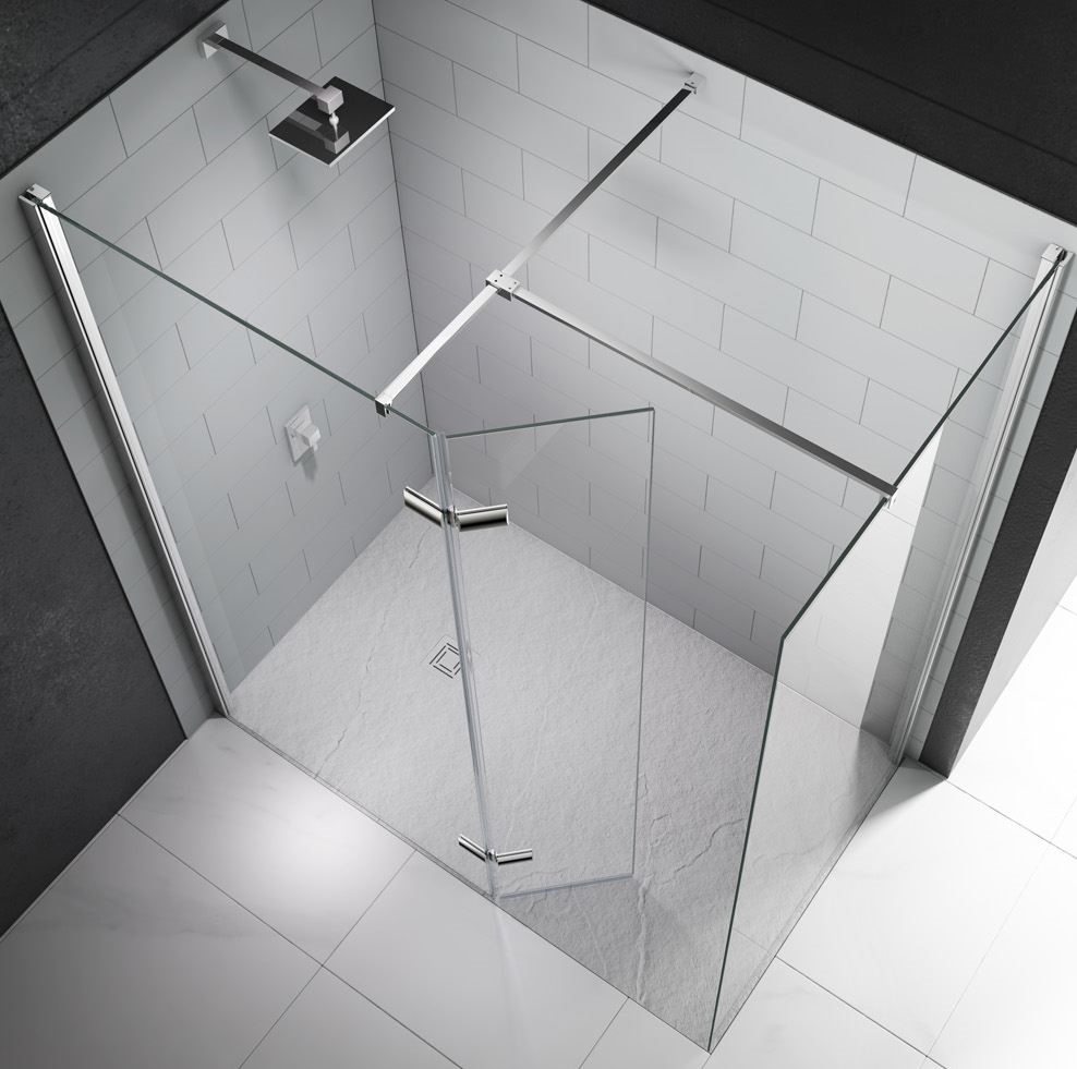 Merlyn | 8 Series | M8SW800HB | Shower Enclosure and Tray | Lifestyle