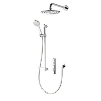 Aqualisa iSystem ISD.A1.BV.DVFW.21 Smart Divert Concealed  Adj Hand Shower with Wall Fixed head - HP/Combi