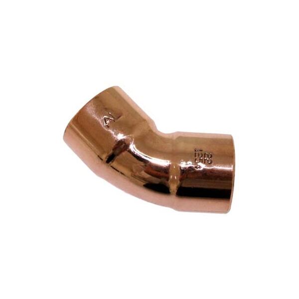 End Feed | DEF1003 | 28 MM 45&deg; Obtuse Elbow