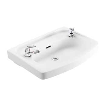 Lecico Atlas ASWH22BA 590mm 2 Tap Hole Basin