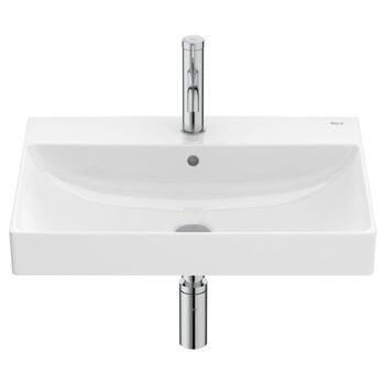 Roca Ona A327686000 White 600 Wall-hung Fineceramic® basin