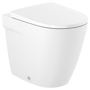Roca Ona A347687000 White Vitreous china back to wall close-coupled WC with dual outlet