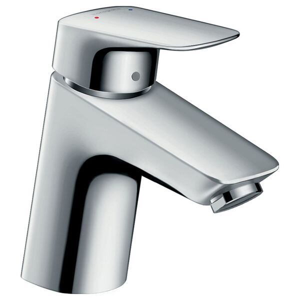 Hansgrohe Logis 71071010 Single Lever Basin Mixer 70 Min. 0.2 Bar Without Waste Chrome