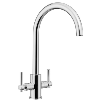 Leisure Sinks Aquaflair TFR1CM Dual Lever Monobloc Tap - Chrome