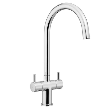 Leisure Sinks Aquaswan TSW1CM Dual Lever Monobloc Tap - Chrome