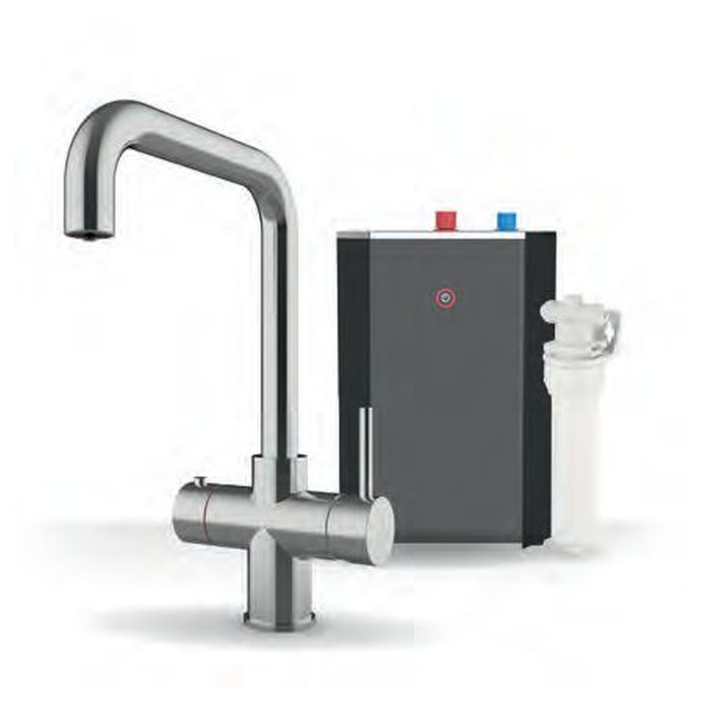 Calmag | 3in1 | DWFK-CALHWT-BN-SQUARE | Kitchen Sink Mixer