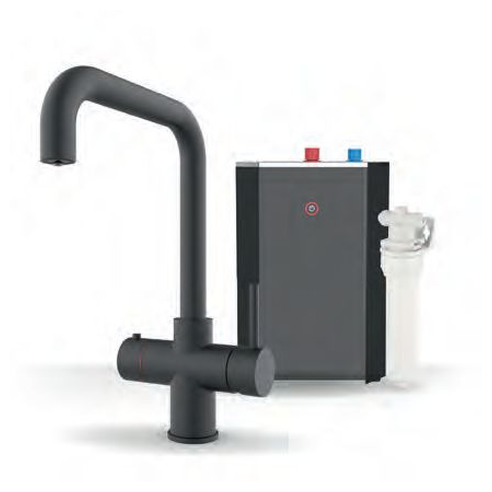 Calmag | 3in1 | DWFK-CALHWT-MB-SQUARE | Kitchen Sink Mixer
