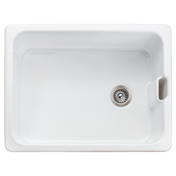 RangeMaster Farmhouse CFBL595WH White 595 x 455 Belfast Sink