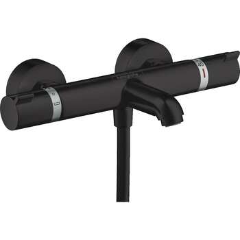 Hansgrohe Ecostat 13114670 Thermostatic Bath Mixer Comfort For Exposed Installation Matt Black