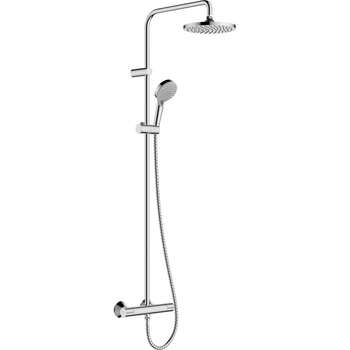 Hansgrohe Vernis Blend 26089000 Showerpipe 200 1 Jet Ecosmart With Thermostat Chrome
