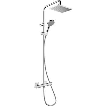 Hansgrohe Vernis Shape 26286000 Showerpipe 230 1 Jet With Thermostat Chrome