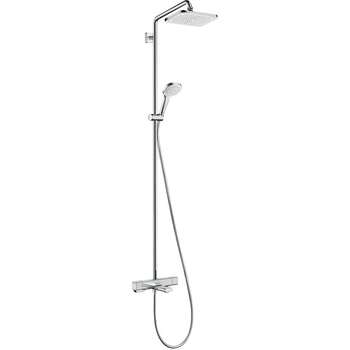 Hansgrohe Croma E 27687000 Showerpipe 280 1 Jet With Bath Thermostat Chrome