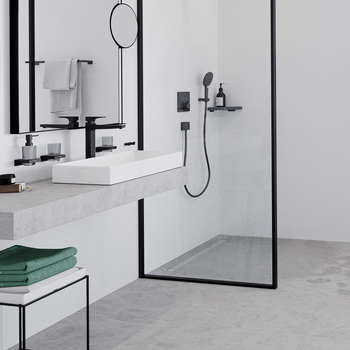 Hansgrohe | AddStoris | 41749670 | Toilet Brush Holder | Lifestyle