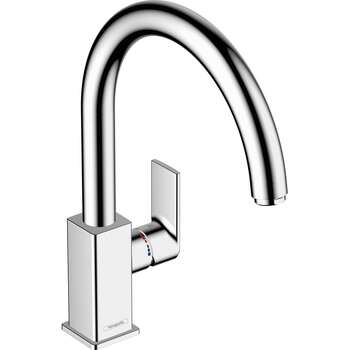 Hansgrohe Vernis Shape 71871000 Single Lever Kitchen Mixer 210 With Swivel Spout Chrome