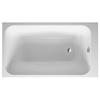 Duravit Durastyle 700233 Bath 1400 x 800mm Single Ended White and Support Feet- QKIT00046