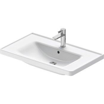 Duravit D-Neo 2367800000 800x480 1 Tap Hole Wall Mounted Basin White