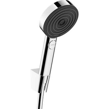 Hansgrohe Pulsify Select S 24302000 Shower Holder Set 105 3 Jet Relaxation With 1250mm Shower Hose  Chrome