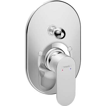Hansgrohe Rebris S 72449000 Single Lever Bath Mixer For Exposed Installation With 2 Flow Rates Chrome